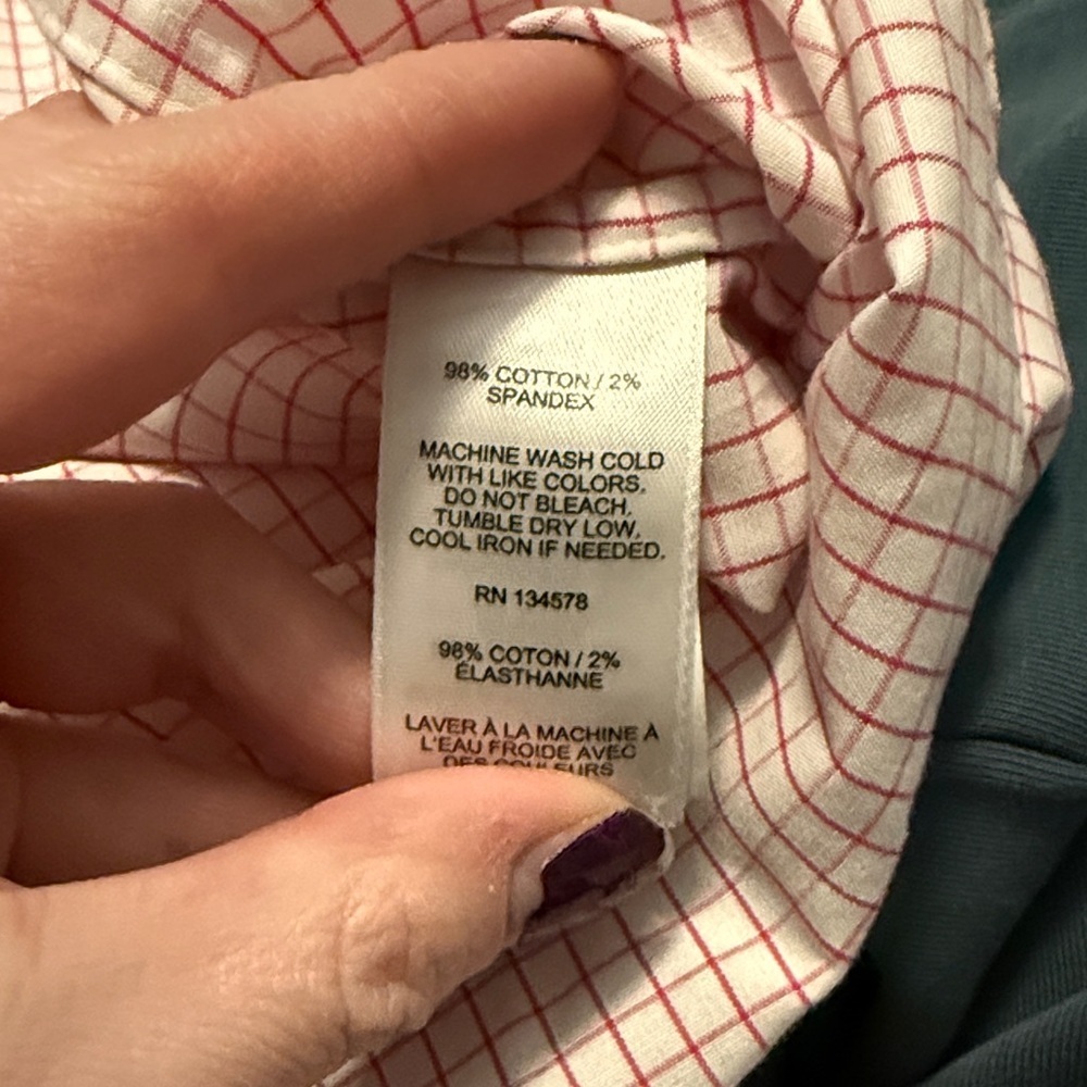 Vineyard Vines by Shep & Ian Men’s Pink Plaid Button Down - Picture 5 of 5